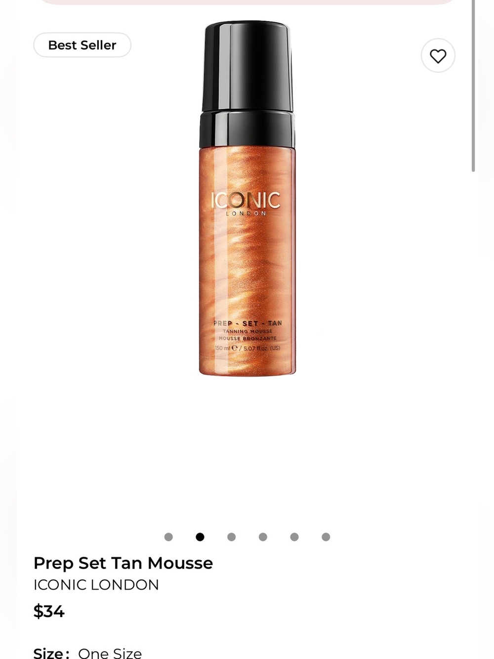 Iconic London prep set tan mousse in original